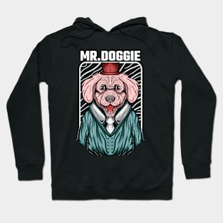 Mr Doggie Tshirt Illustration Hoodie